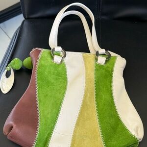 Stylish Green and White Women's Blumarine Bag